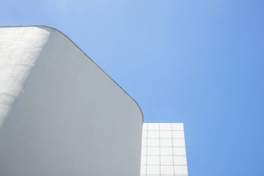 Barselona, İspanya - 25 Mayıs 2017: Barcelona, İspanya 'da Çağdaş Sanat Müzesi.