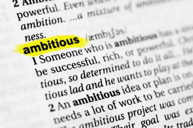 Vurgulanmış İngilizce kelime 