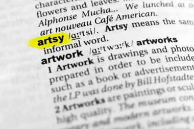 Vurgulanmış İngilizce kelime 