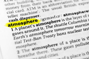 Vurgulanmış İngilizce kelime 