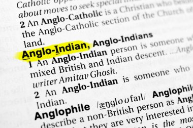 Vurgulanmış İngilizce kelime 