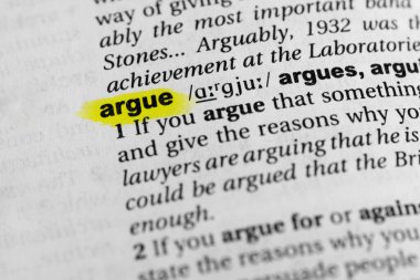 Vurgulanmış İngilizce kelime 