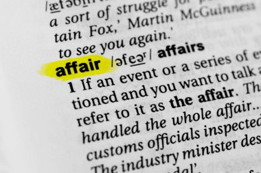 Vurgulanmış İngilizce kelime 