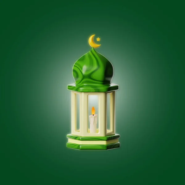 Ramadã Islâmico Lanterna Ícone Ilustração — Fotografia de Stock