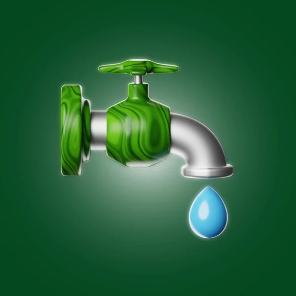 Ramadan Leitungswasser Icon Illustration — Stockfoto