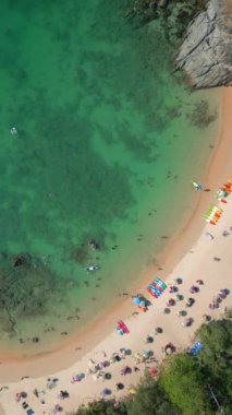 Tayland 'ın Phuket Adası' ndaki turist plajının en iyi manzarası..