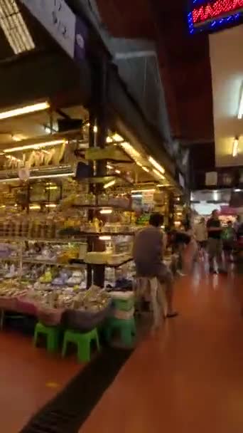 Туристична Прогулянка Ринку Вихідних Чатучак Бангкоку Таїланд Пов — стокове відео