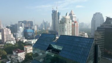 Bangkok, Tayland 'da gökdelenler panoraması.