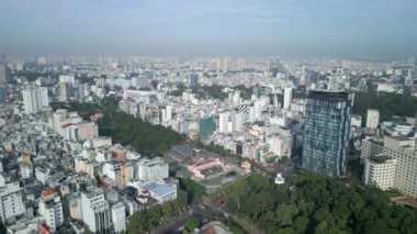 ho chi minh City, vietnam havadan görünümü.