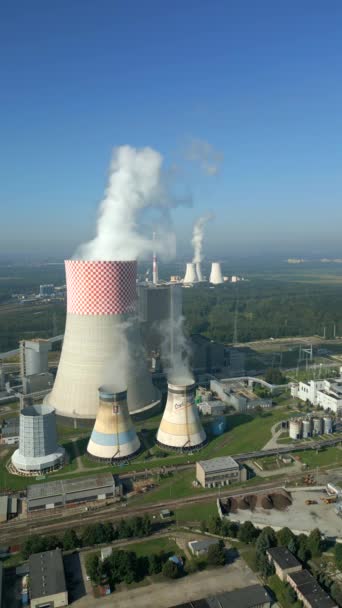 Luftfoto Kulkraftværket – Stock-video