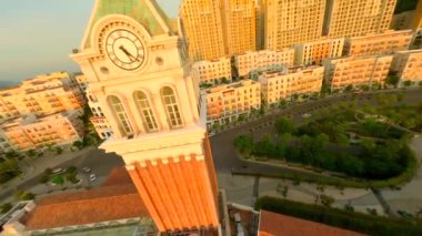 Phu Quoc Adası, Vietnam 'da Sunset Town' un FPV 'si.