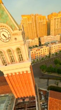 Phu Quoc Adası, Vietnam 'da Sunset Town' un FPV 'si.