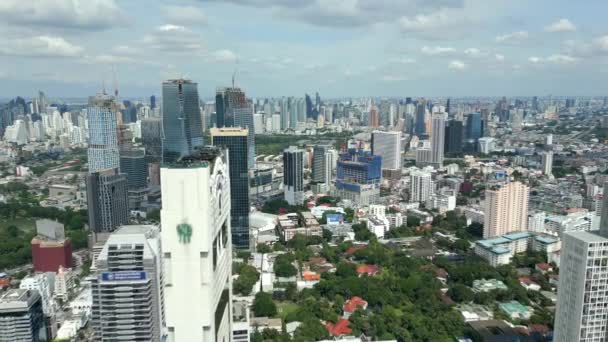 Panorama Van Het Centrum Van Bangkok Thailand — Stockvideo