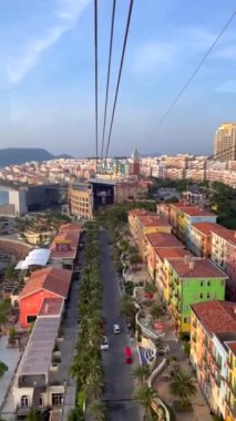 Teleferikten Vietnam 'daki Phu Quoc Adası' na.