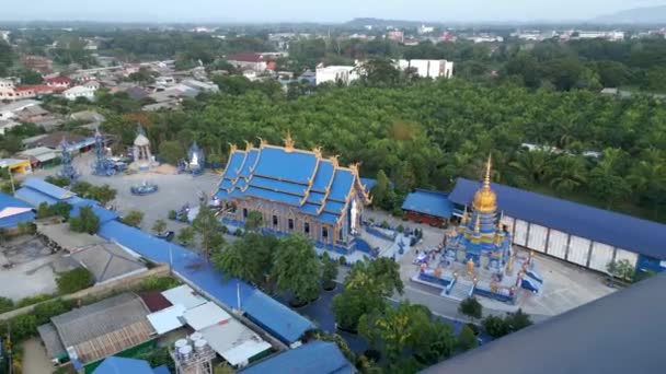 Blue Temple Chiang Rai Thajsko — Stock video