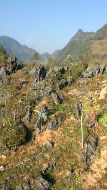 Paysage Montagneux Conte Fées Nord Vietnam — Video