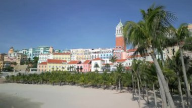 Phu Quoc Adası 'ndaki Sunset Town Sahili, Vietnam.