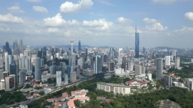 Kuala Lumpur şehrinin gökyüzü manzarası, Malezya