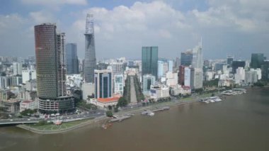 Vietnam 'ın Ho Chi Minh şehrinde hava trafiği