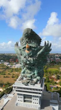 Endonezya, Bali 'deki Garuda Wisnu Kencana Heykeli' nin havadan görünüşü