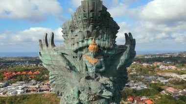 Endonezya, Bali 'deki Garuda Wisnu Kencana Heykeli' nin havadan görünüşü