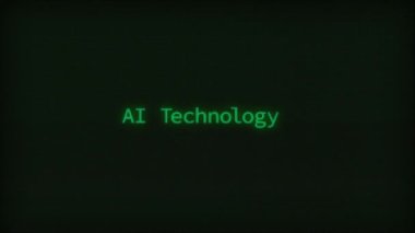 Retro Computer Coding Text Animation Typing 404 Not Found, CRT Monitor Style