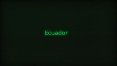 Retro Computer Coding Text Animation Typing Engagement, CRT Monitor Style