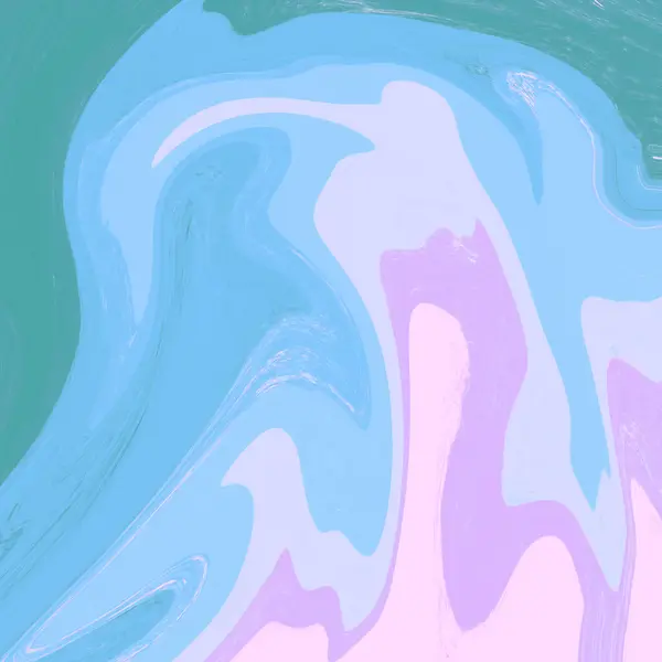 Ретро Винтажная Жидкость Фон Иллюстрация Обои Текстура Зеленый Синий Фиолетовый — стоковое фото