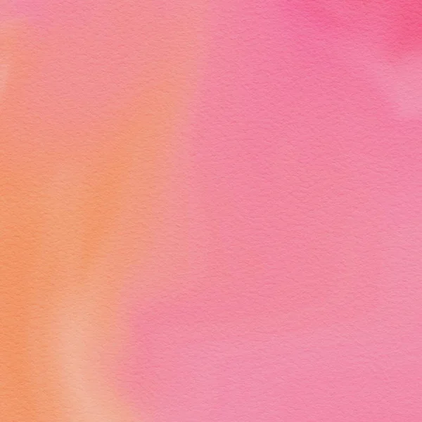Abstrak Summer Watercolor Ilustrasi Latar Belakang Wallpaper Texture Orange Pink — Stok Foto