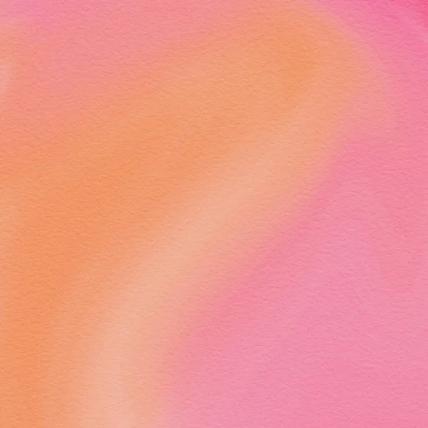 夏季水彩画背景图片说明壁纸纹理橙色粉红 — 图库照片