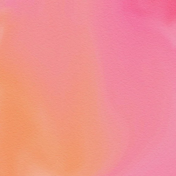 夏季水彩画2 4背景图壁纸纹理橙色粉红 — 图库照片