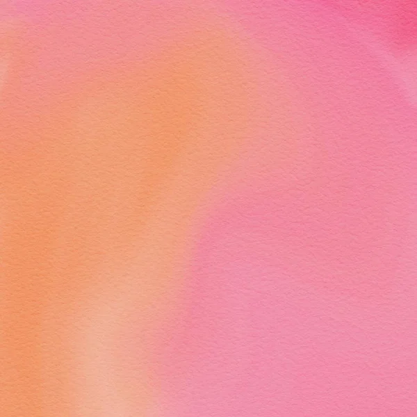 Acuarela Verano Abstracta Fondo Pantalla Textura Naranja Rosa — Foto de Stock