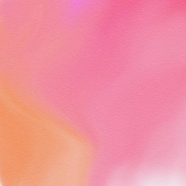 夏季水彩画 8背景图壁纸纹理橙色粉红 — 图库照片