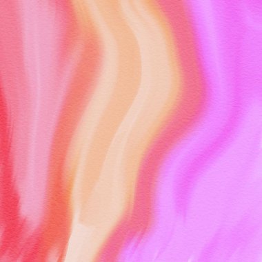 Soyut Yaz Suluboya 177 Arkaplan Resim Duvar Kağıdı Doku Turuncu Pembe