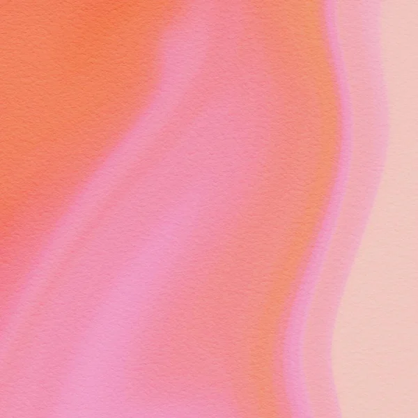 Abstrait Été Aquarelle Illustration Fond Fond Écran Texture Orange Rose — Photo