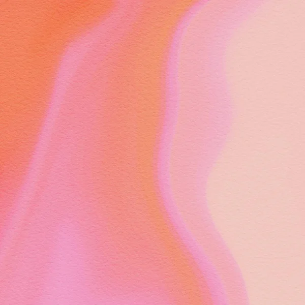 Streszczenie Summer Akwarela Ilustracja Tapety Tekstura Pomarańczowy Różowy — Zdjęcie stockowe
