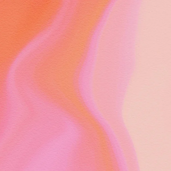 夏季水彩画12 8背景图壁纸纹理橙色粉红 — 图库照片