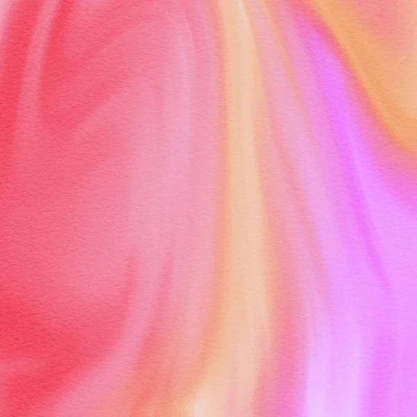 Sammanfattning Sommar Akvarell Bakgrund Illustration Bakgrund Textur Orange Rosa — Stockfoto