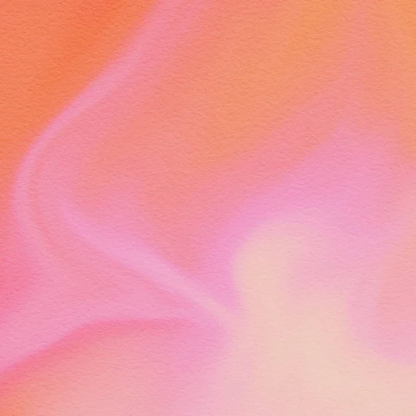 夏季水彩画背景说明壁纸纹理橙色粉红 — 图库照片