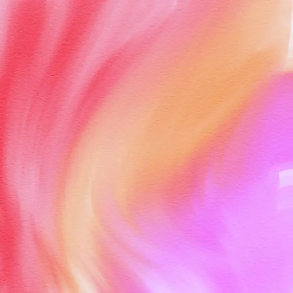 Abstraktes Sommer Aquarell Hintergrundillustration Wallpaper Texture Orange Pink — Stockfoto