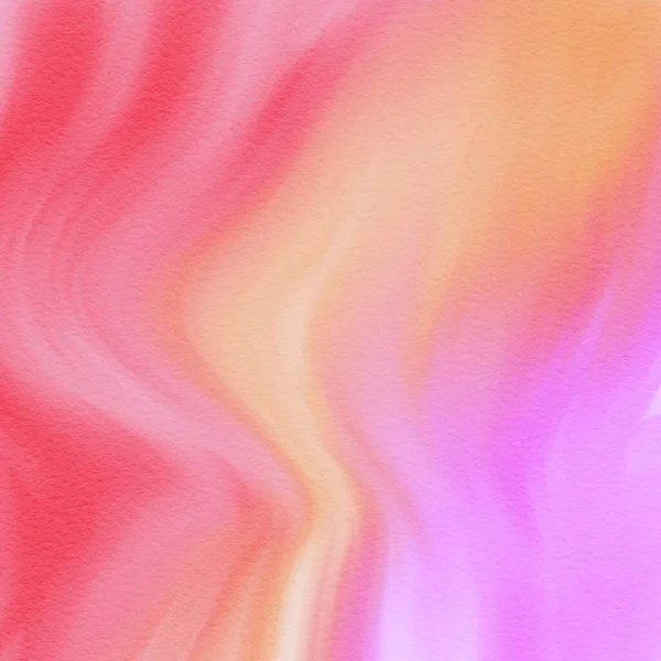 夏季水彩画15 8背景图壁纸纹理橙色粉红 — 图库照片