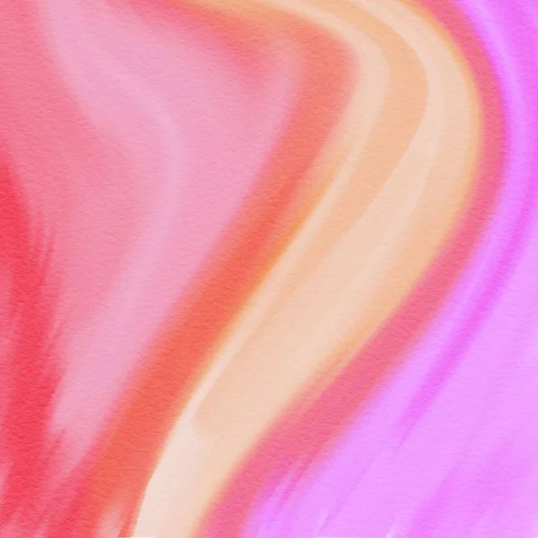 夏季水彩画17 1背景图壁纸纹理橙色粉红 — 图库照片