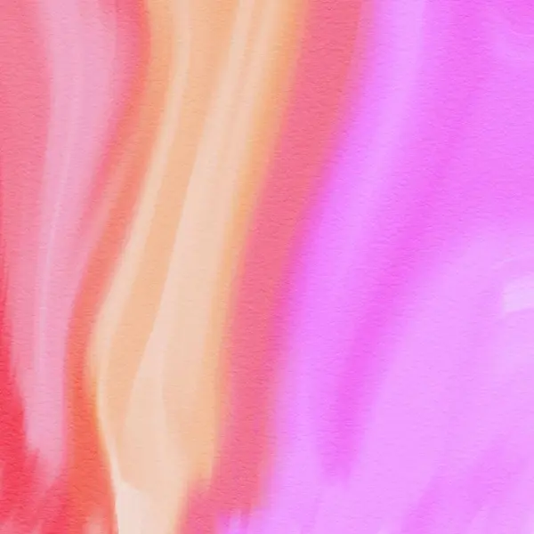 Absztrakt Nyári Akvarell Háttér Illusztráció Tapéta Textúra Narancs Rózsaszín — Stock Fotó