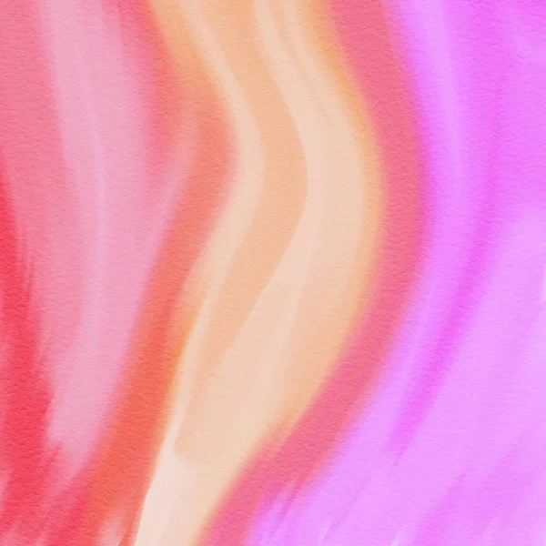 摘要夏季水彩画17背景图壁纸纹理橙色粉红 — 图库照片