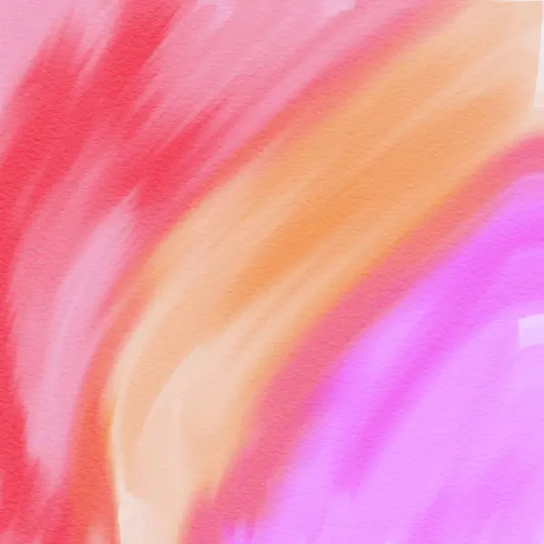 要旨夏の水彩18 2背景イラスト壁紙テクスチャオレンジピンク — ストック写真