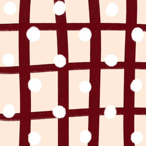 Cream Grid Dot Set1 Christmas Background Wallpaper Texture — Stock Photo, Image