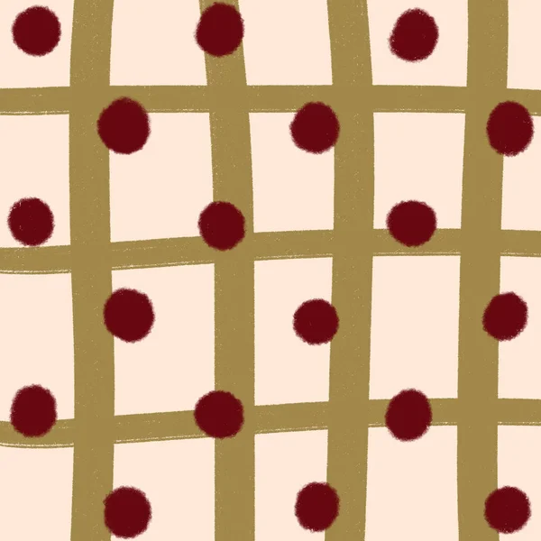 Krem Siatka Kropka Set1 Boże Narodzenie Tło Tapety Tekstura — Zdjęcie stockowe