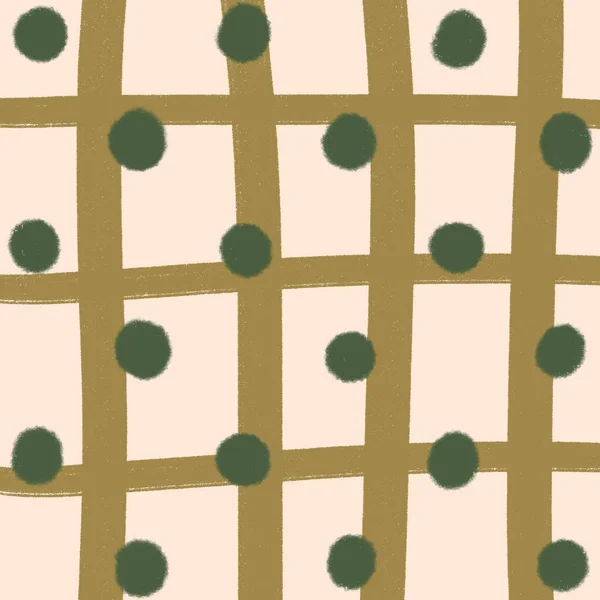 Crème Grid Dot Set1 Kerst Achtergrond Behang Textuur — Stockfoto