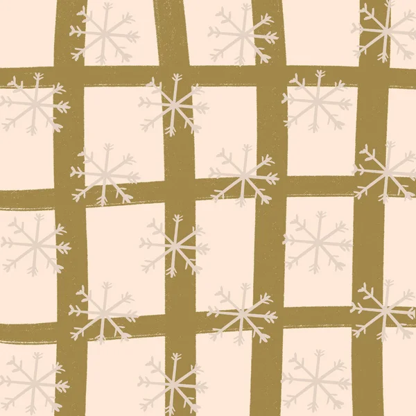 Кремовая Сетка Снег Рождественский Фон Текстура Обоев — стоковое фото