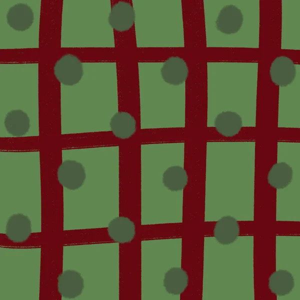 Grüne Gitterpunkt Set2 Weihnachten Hintergrund Tapete Textur — Stockfoto